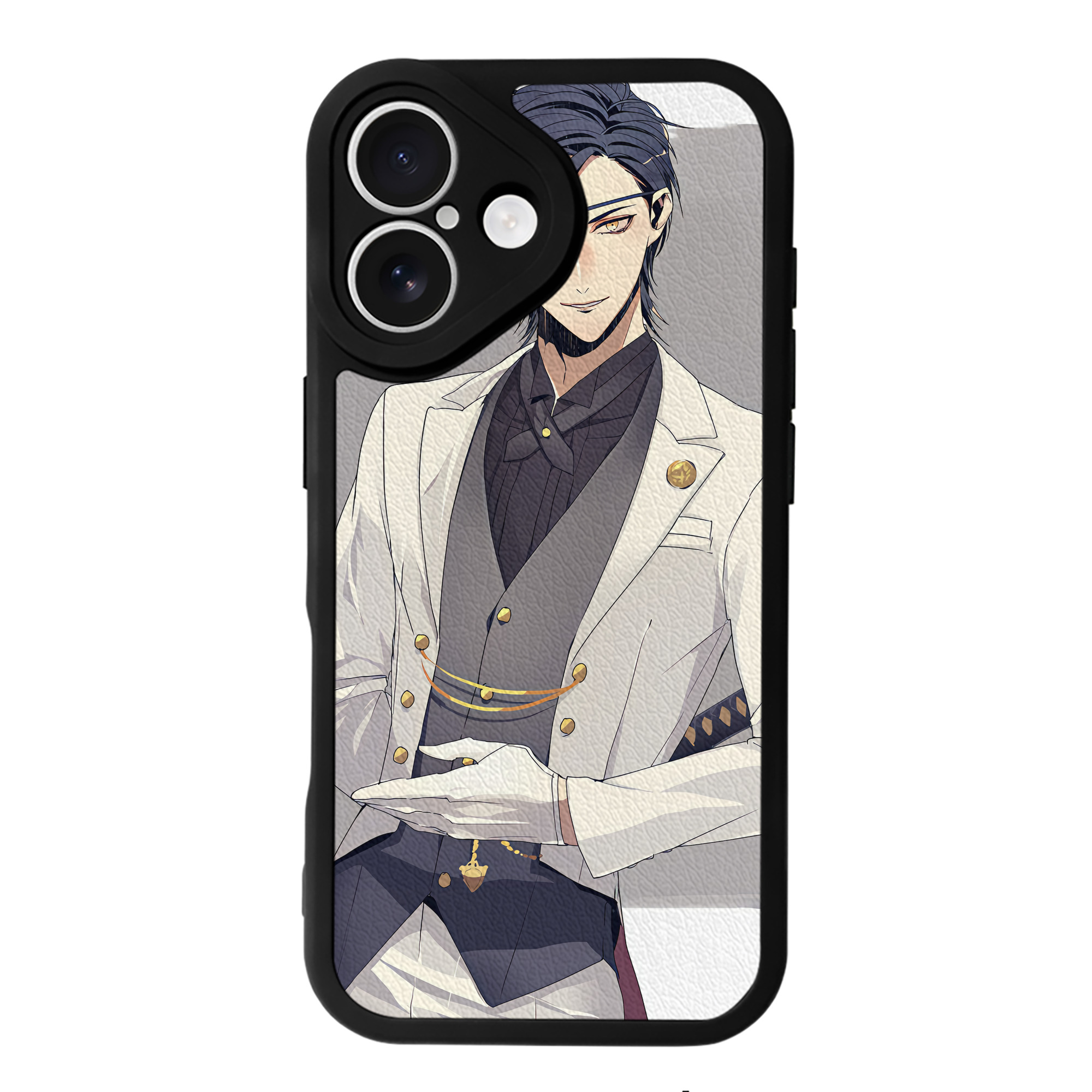 （画像用） 刀剣乱舞 Touken Ranbu 【iPhone 16シリーズ対応】シリコンスマホケース（レザー調） 材質：シリコン